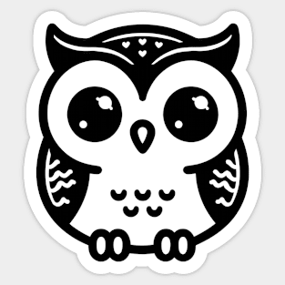 Cute Owl Sticker